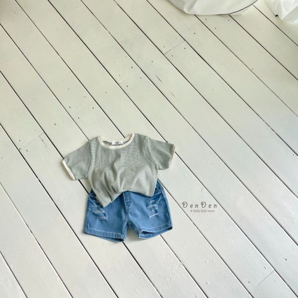 復古刷破牛仔短褲 韓國童裝,韓國代購,正韓童裝,男女童裝,質感童裝,童裝推薦,親子穿搭,韓系風格,韓系童裝,兒童短褲