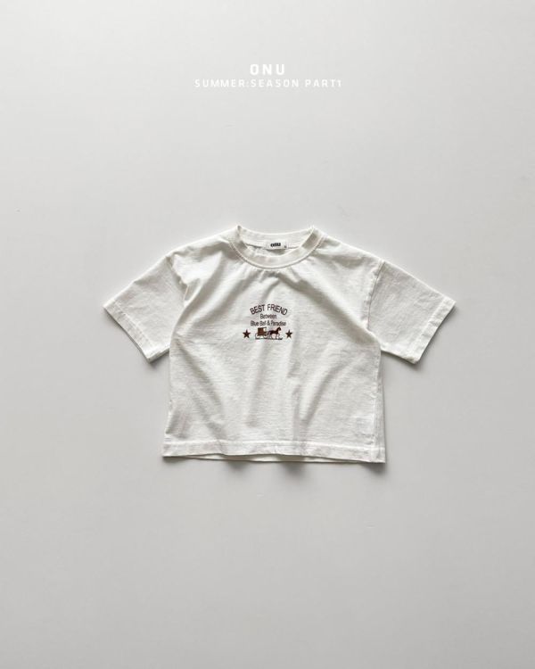 馬車朋友短袖上衣 韓國童裝,男童夏裝,中性童裝,童裝推薦,2026夏季童裝,男童穿搭,韓系童裝,中性穿搭,韓國代購