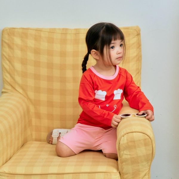 吐司插畫泳衣套裝 韓國童裝,男童夏裝,中性童裝,童裝推薦,2026夏季童裝,男童穿搭,韓系童裝,中性穿搭,韓國代購