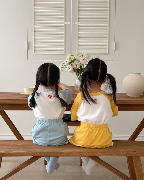 可愛雙色運動套裝 韓國童裝,男童夏裝,中性童裝,童裝推薦,2026夏季童裝,男童穿搭,韓系童裝,中性穿搭,韓國代購