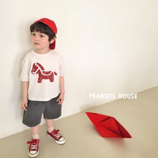 腰間抓摺五分牛仔短褲 韓國童裝,男童夏裝,中性童裝,童裝推薦,2026夏季童裝,男童穿搭,韓系童裝,中性穿搭,韓國代購