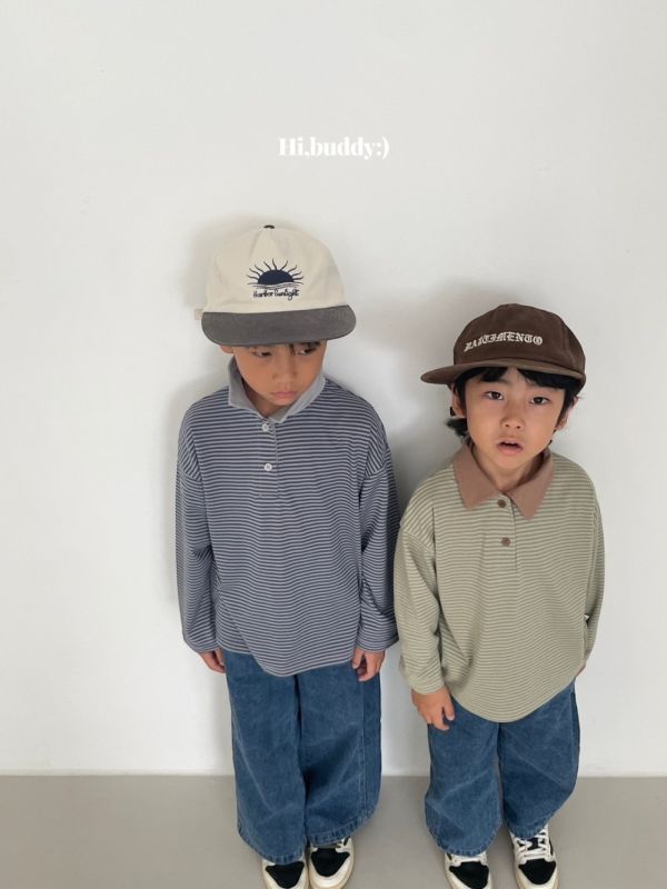條紋POLO衫長袖上衣 韓國童裝,男童秋裝,中性童裝,韓系童裝推薦,2025秋季童裝,韓國男童新款,中性風男童穿搭,秋季男童服飾推薦,小男友穿搭
