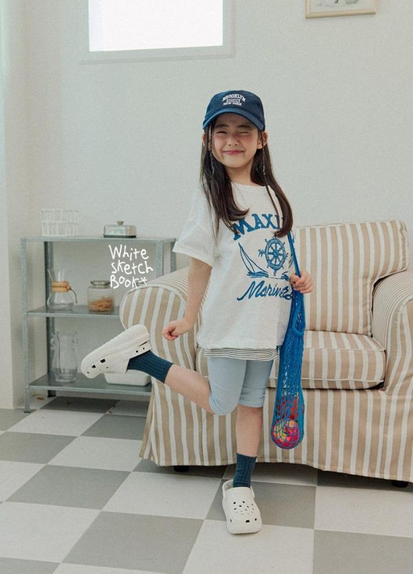 美式海軍舵輪短袖上衣 韓國童裝,男童夏裝,中性童裝,童裝推薦,2026夏季童裝,男童穿搭,韓系童裝,中性穿搭,韓國代購