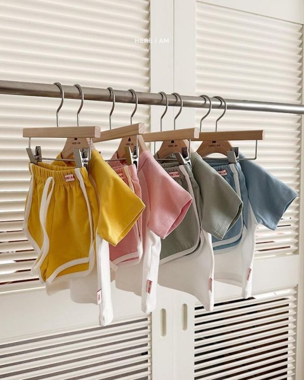 可愛雙色運動套裝 韓國童裝,男童夏裝,中性童裝,童裝推薦,2026夏季童裝,男童穿搭,韓系童裝,中性穿搭,韓國代購