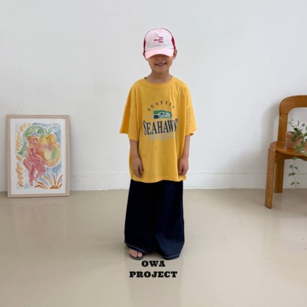 復古牛仔風落地寬長褲 韓國童裝,質感童裝,童裝推薦,韓系風格,男女童裝,韓風穿搭