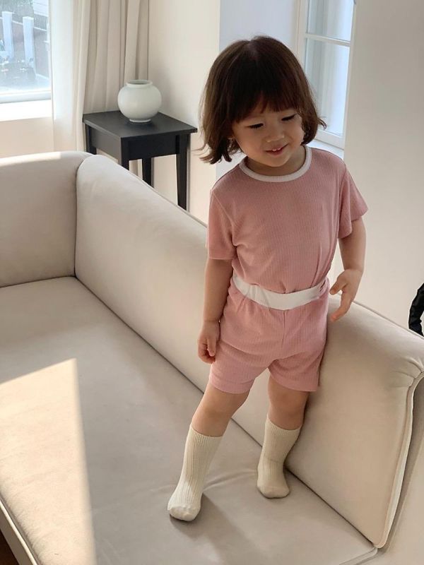 日常透氣網眼舒適套裝 韓國童裝,男童夏裝,中性童裝,童裝推薦,2026夏季童裝,男童穿搭,韓系童裝,中性穿搭,韓國代購