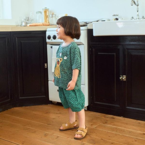 斑點抓摺七分短褲 韓國童裝,男童夏裝,中性童裝,童裝推薦,2026夏季童裝,男童穿搭,韓系童裝,中性穿搭,韓國代購