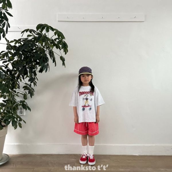 可愛畫風短袖上衣 韓國童裝,質感童裝,童裝推薦,韓系風格,男女童裝,韓風穿搭,韓國代購,韓國空運,親子穿搭