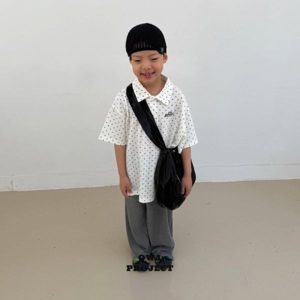 街頭紳士polo領短袖上衣 韓國童裝,質感童裝,童裝推薦,韓系風格,男女童裝,韓風穿搭
