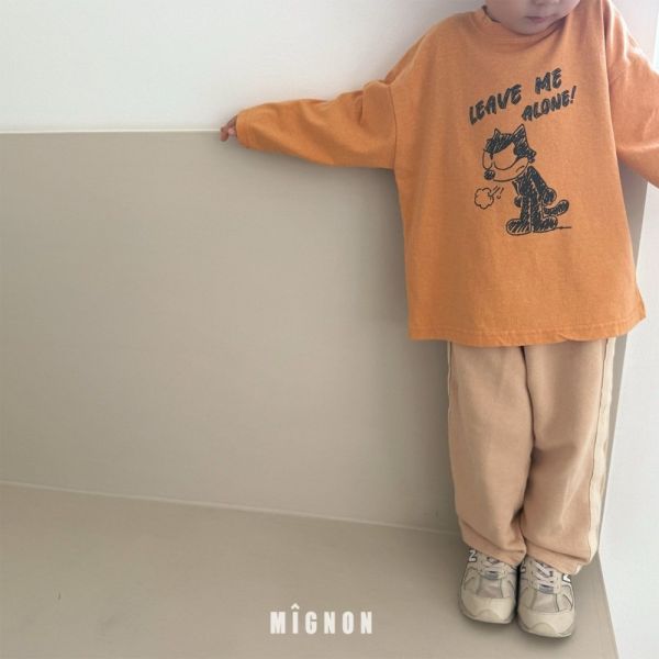 氣噗噗菲力貓長袖上衣 韓國童裝,男童秋裝,中性童裝,韓系童裝推薦,2025秋季童裝,韓國男童新款,中性風男童穿搭,秋季男童服飾推薦,小男友穿搭