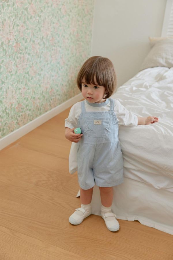 熊與兔好朋友短袖上衣 韓國童裝,男童夏裝,中性童裝,童裝推薦,2026夏季童裝,男童穿搭,韓系童裝,中性穿搭,韓國代購