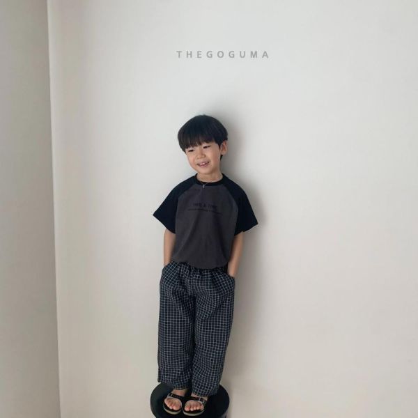 日常格紋休閒長褲 韓國童裝,男童夏裝,中性童裝,童裝推薦,2026夏季童裝,男童穿搭,韓系童裝,中性穿搭,韓國代購