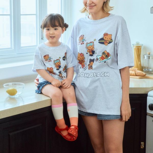 曬黑KT短袖上衣-親子款 韓國童裝,男童夏裝,中性童裝,童裝推薦,2026夏季童裝,男童穿搭,韓系童裝,中性穿搭,韓國代購