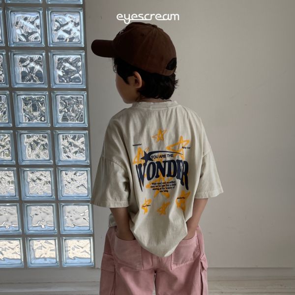 星星WONDER短袖上衣 韓國童裝,質感童裝,童裝推薦,韓系風格,男女童裝,韓風穿搭,韓國代購,韓國空運,親子穿搭