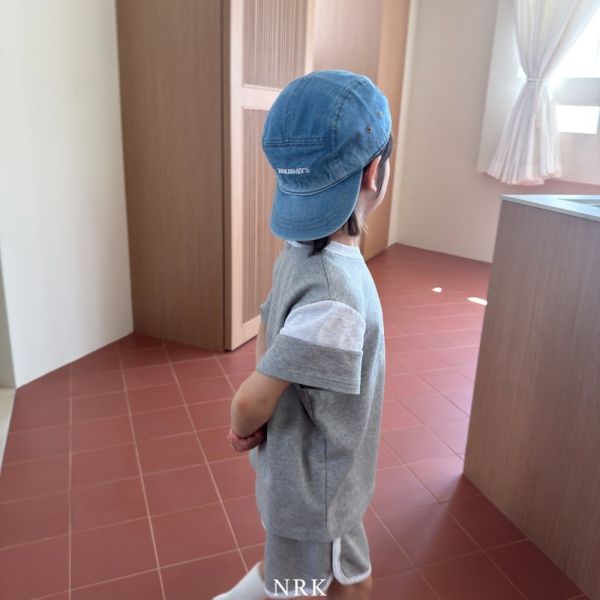 美式運動短袖套裝 韓國童裝,質感童裝,童裝推薦,韓系風格,男女童裝,韓風穿搭,韓國代購,韓國空運,親子穿搭