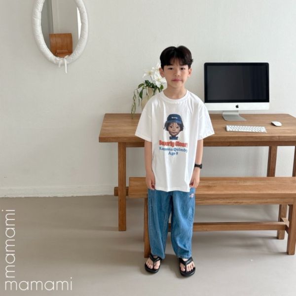 歐巴版型直筒牛仔長褲 韓國童裝,質感童裝,童裝推薦,韓系風格,男女童裝,韓風穿搭,韓國代購,韓國空運