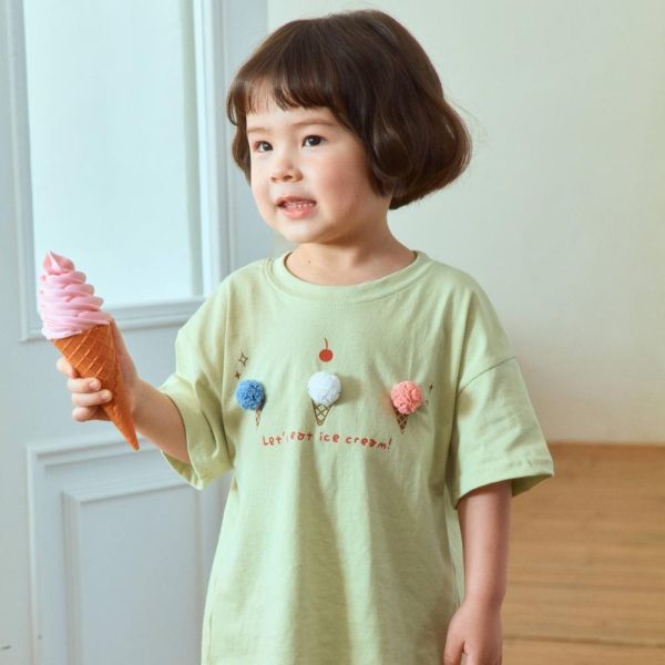 球球冰淇淋短袖上衣 韓國童裝,男童夏裝,中性童裝,童裝推薦,2026夏季童裝,男童穿搭,韓系童裝,中性穿搭,韓國代購
