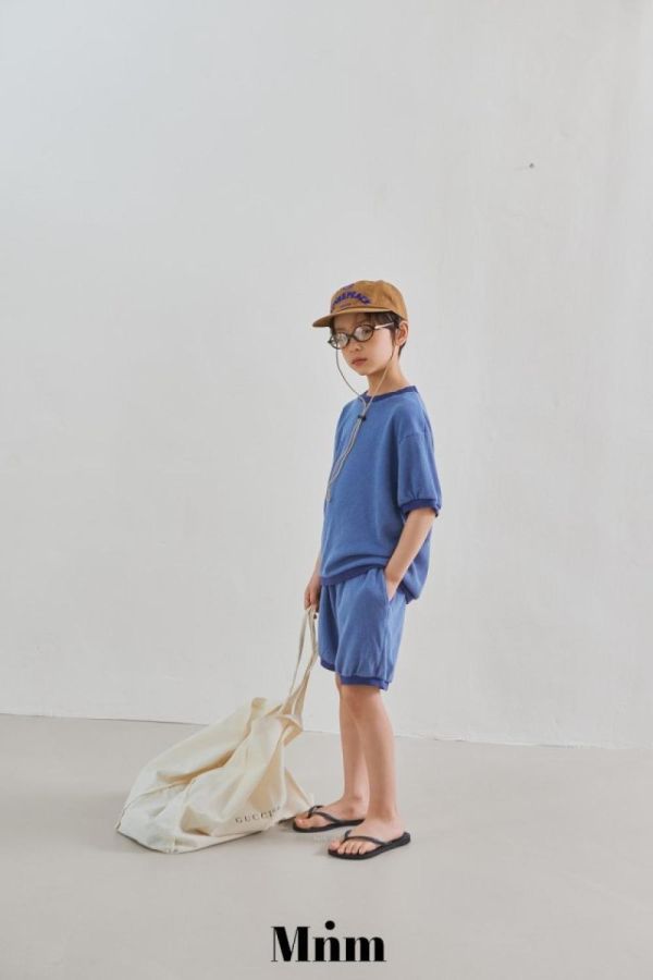 鬆餅格休閒運動套裝 韓國童裝,男童夏裝,中性童裝,童裝推薦,2026夏季童裝,男童穿搭,韓系童裝,中性穿搭,韓國代購