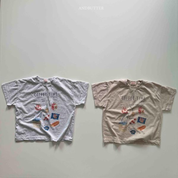 下午茶插圖短袖上衣 韓國童裝,男童夏裝,中性童裝,童裝推薦,2026夏季童裝,男童穿搭,韓系童裝,中性穿搭,韓國代購