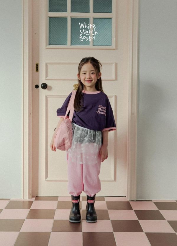 撞色滾邊子母短袖上衣 韓國童裝,男童夏裝,中性童裝,童裝推薦,2026夏季童裝,男童穿搭,韓系童裝,中性穿搭,韓國代購