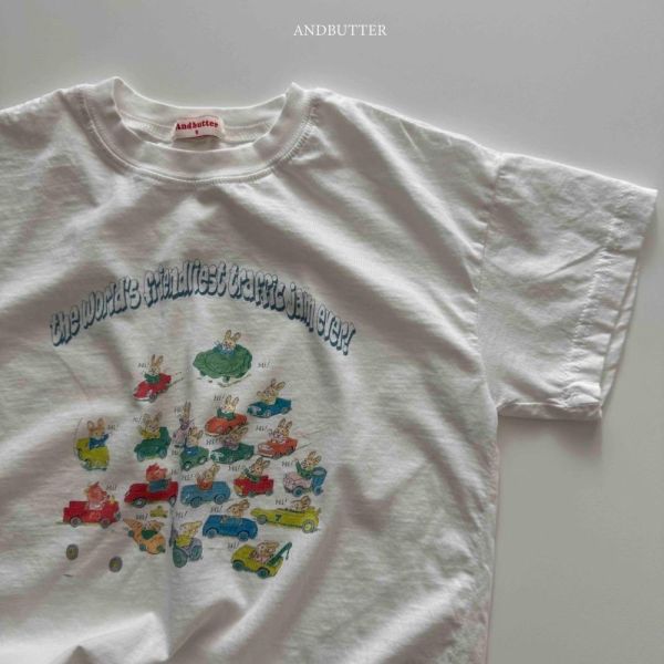 兔兔都開車短袖上衣 韓國童裝,男童夏裝,中性童裝,童裝推薦,2026夏季童裝,男童穿搭,韓系童裝,中性穿搭,韓國代購