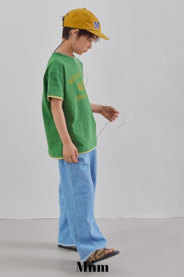 復古抽鬚牛仔長褲 韓國童裝,男童夏裝,中性童裝,童裝推薦,2026夏季童裝,男童穿搭,韓系童裝,中性穿搭,韓國代購