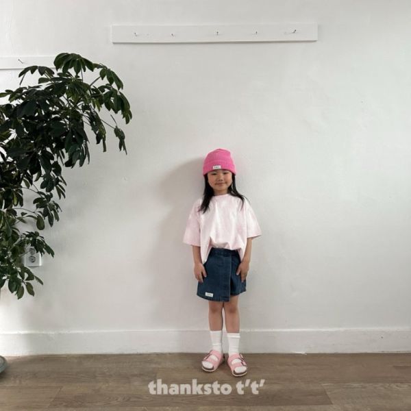 藝術噴墨短袖上衣 韓國童裝,質感童裝,童裝推薦,韓系風格,男女童裝,韓風穿搭,韓國代購,韓國空運,親子穿搭