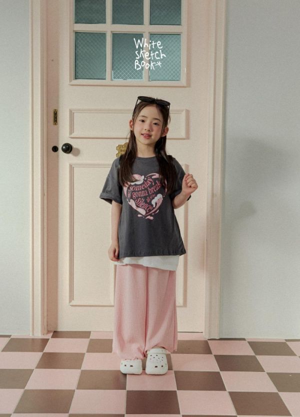 愛心海浪短袖上衣 韓國童裝,男童夏裝,中性童裝,童裝推薦,2026夏季童裝,男童穿搭,韓系童裝,中性穿搭,韓國代購