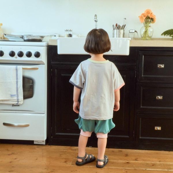 恐龍背脊7分燈籠短褲 韓國童裝,男童夏裝,中性童裝,童裝推薦,2026夏季童裝,男童穿搭,韓系童裝,中性穿搭,韓國代購