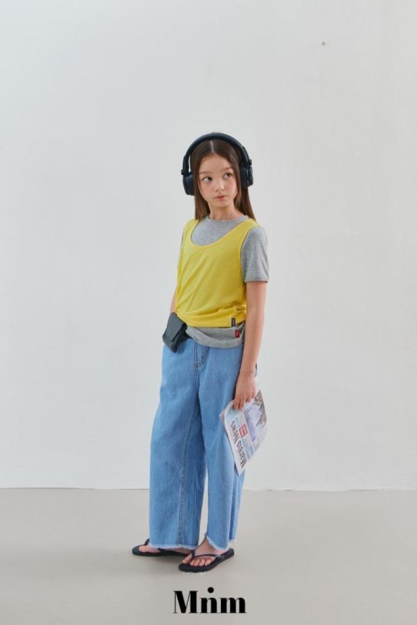 復古抽鬚牛仔長褲 韓國童裝,男童夏裝,中性童裝,童裝推薦,2026夏季童裝,男童穿搭,韓系童裝,中性穿搭,韓國代購