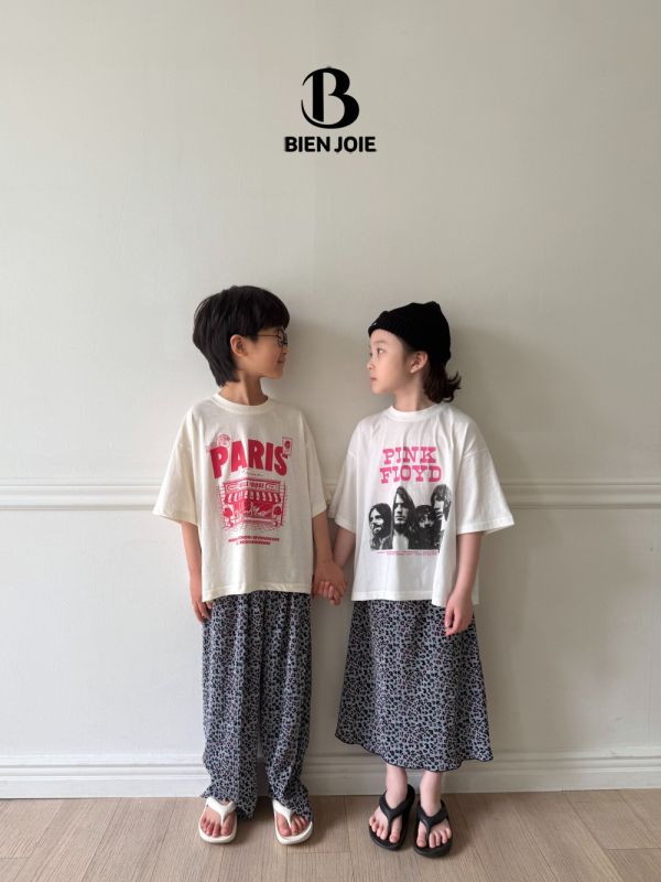 三宅感豹豹落地寬褲 韓國童裝,質感童裝,童裝推薦,韓系風格,男女童裝,韓風穿搭,韓國代購,韓國空運,親子穿搭