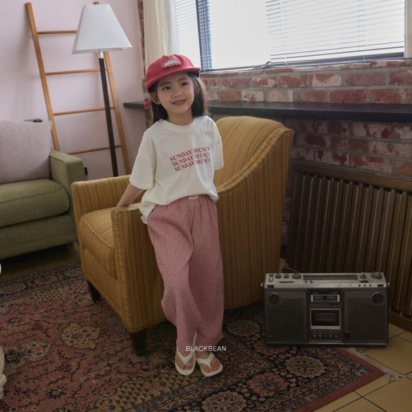 假日早午餐短袖上衣-親子款 韓國童裝,男童夏裝,中性童裝,童裝推薦,2026夏季童裝,男童穿搭,韓系童裝,中性穿搭,韓國代購