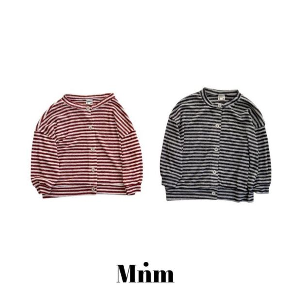 條紋坑條針織罩衫外套 韓國童裝,男童夏裝,中性童裝,童裝推薦,2026夏季童裝,男童穿搭,韓系童裝,中性穿搭,韓國代購