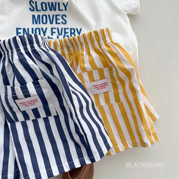 夏日清爽條紋短褲 韓國童裝,男童夏裝,中性童裝,童裝推薦,2026夏季童裝,男童穿搭,韓系童裝,中性穿搭,韓國代購