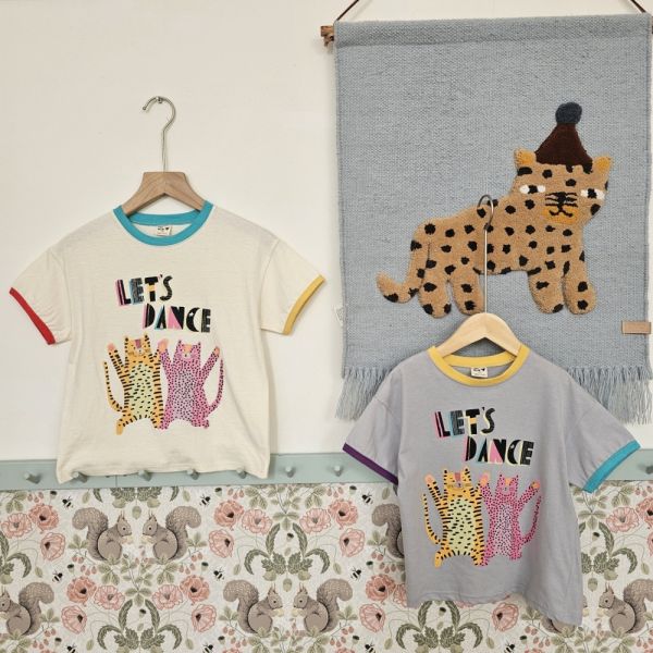 LET'S DANCE短袖上衣 韓國童裝,質感童裝,童裝推薦,韓系風格,男女童裝,韓風穿搭,韓國代購,韓國空運,童裝現貨