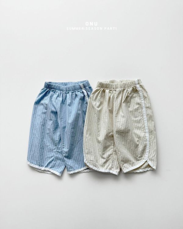 跳色滾邊條紋休閒長褲 韓國童裝,男童夏裝,中性童裝,童裝推薦,2026夏季童裝,男童穿搭,韓系童裝,中性穿搭,韓國代購