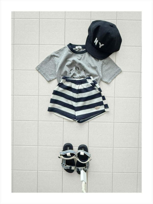 熊與兔好朋友短袖上衣 韓國童裝,男童夏裝,中性童裝,童裝推薦,2026夏季童裝,男童穿搭,韓系童裝,中性穿搭,韓國代購