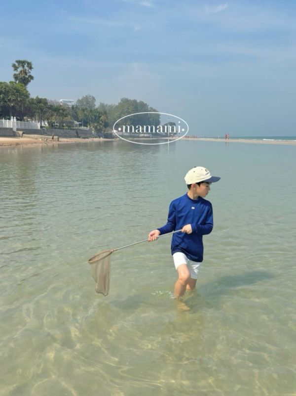 品牌LOGO短褲泳褲 韓國童裝,泳褲,夏日必備,兒童泳衣,兒童泳褲