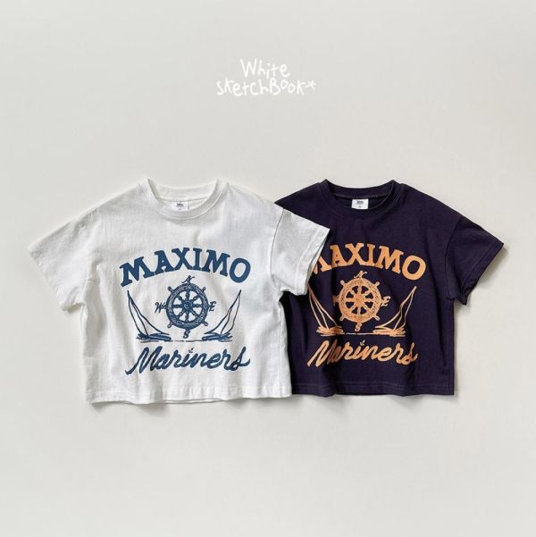 美式海軍舵輪短袖上衣 韓國童裝,男童夏裝,中性童裝,童裝推薦,2026夏季童裝,男童穿搭,韓系童裝,中性穿搭,韓國代購