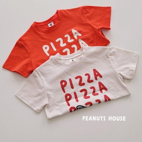 好吃PIZZA短袖上衣 韓國童裝,男童夏裝,中性童裝,童裝推薦,2026夏季童裝,男童穿搭,韓系童裝,中性穿搭,韓國代購