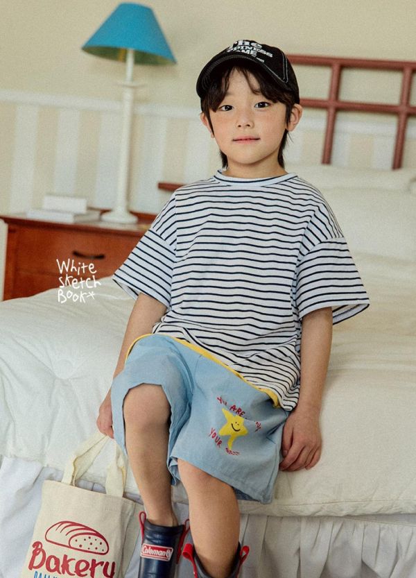 小星星涼感休閒短褲 韓國童裝,男童夏裝,中性童裝,童裝推薦,2026夏季童裝,男童穿搭,韓系童裝,中性穿搭,韓國代購