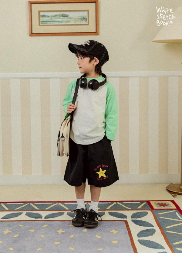 小星星涼感休閒短褲 韓國童裝,男童夏裝,中性童裝,童裝推薦,2026夏季童裝,男童穿搭,韓系童裝,中性穿搭,韓國代購