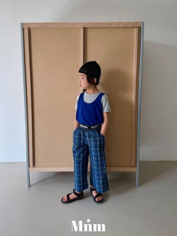褲頭設計格紋休閒長褲 韓國童裝,男童夏裝,中性童裝,童裝推薦,2026夏季童裝,男童穿搭,韓系童裝,中性穿搭,韓國代購