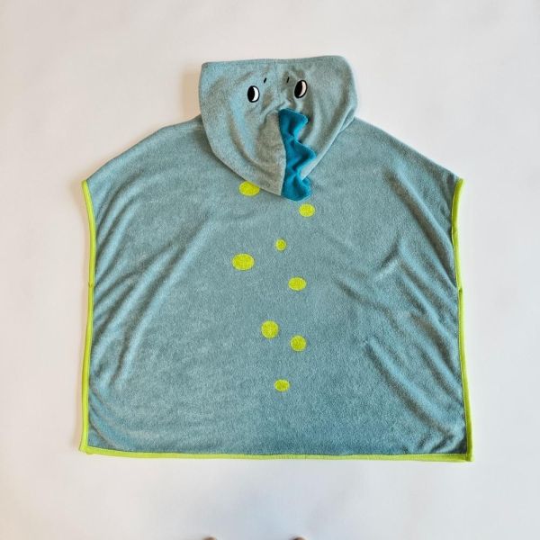 玩水必備!恐龍連帽沙灘巾 韓國童裝,男童夏裝,中性童裝,童裝推薦,2026夏季童裝,男童穿搭,韓系童裝,中性穿搭,韓國代購