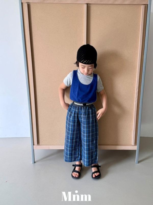 褲頭設計格紋休閒長褲 韓國童裝,男童夏裝,中性童裝,童裝推薦,2026夏季童裝,男童穿搭,韓系童裝,中性穿搭,韓國代購