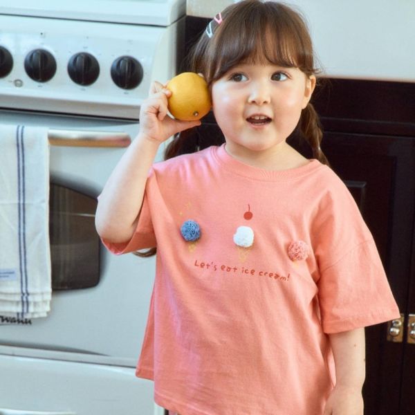 球球冰淇淋短袖上衣 韓國童裝,男童夏裝,中性童裝,童裝推薦,2026夏季童裝,男童穿搭,韓系童裝,中性穿搭,韓國代購