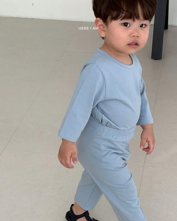 超級舒服七分袖家居服套裝 韓國童裝,男童夏裝,中性童裝,童裝推薦,2026夏季童裝,男童穿搭,韓系童裝,中性穿搭,韓國代購