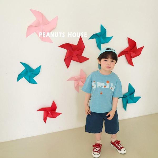 SMILE笑臉短袖上衣 韓國童裝,男童夏裝,中性童裝,童裝推薦,2026夏季童裝,男童穿搭,韓系童裝,中性穿搭,韓國代購