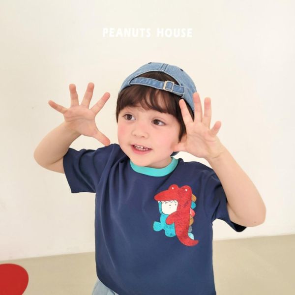 恐龍裝扮短袖上衣 韓國童裝,男童夏裝,中性童裝,童裝推薦,2026夏季童裝,男童穿搭,韓系童裝,中性穿搭,韓國代購