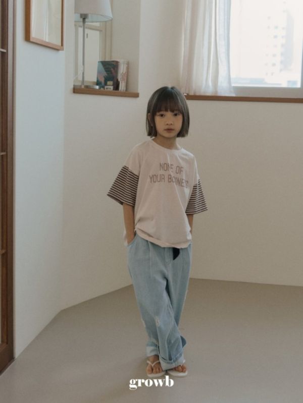 復古刷破牛仔寬褲 韓國童裝,質感童裝,童裝推薦,韓系風格,男女童裝,韓風穿搭,韓國代購,韓國空運